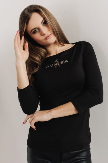 Emira felső - fekete