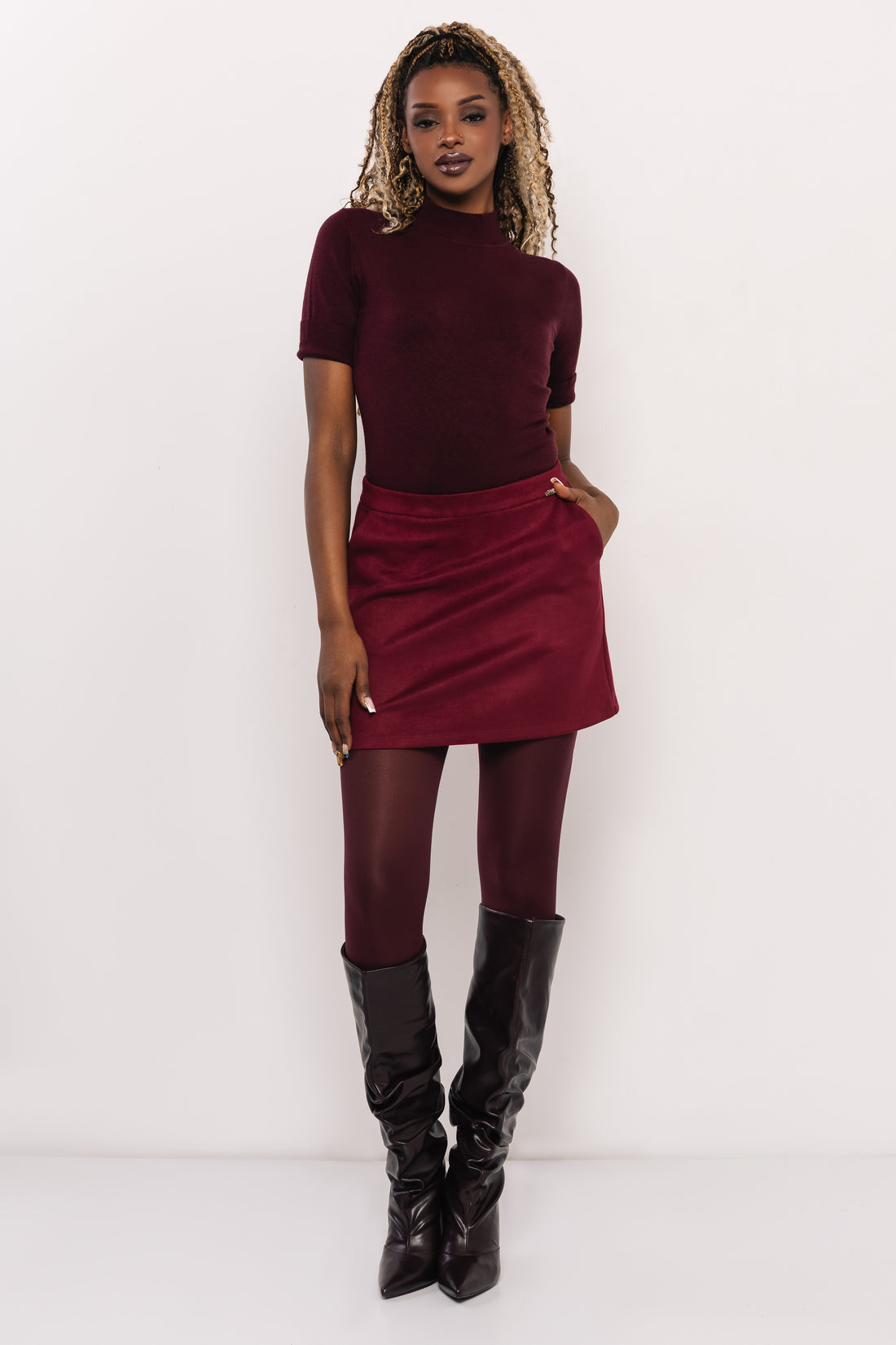 Fanta pulóver bordó