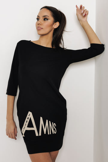 Lamour tunika fekete