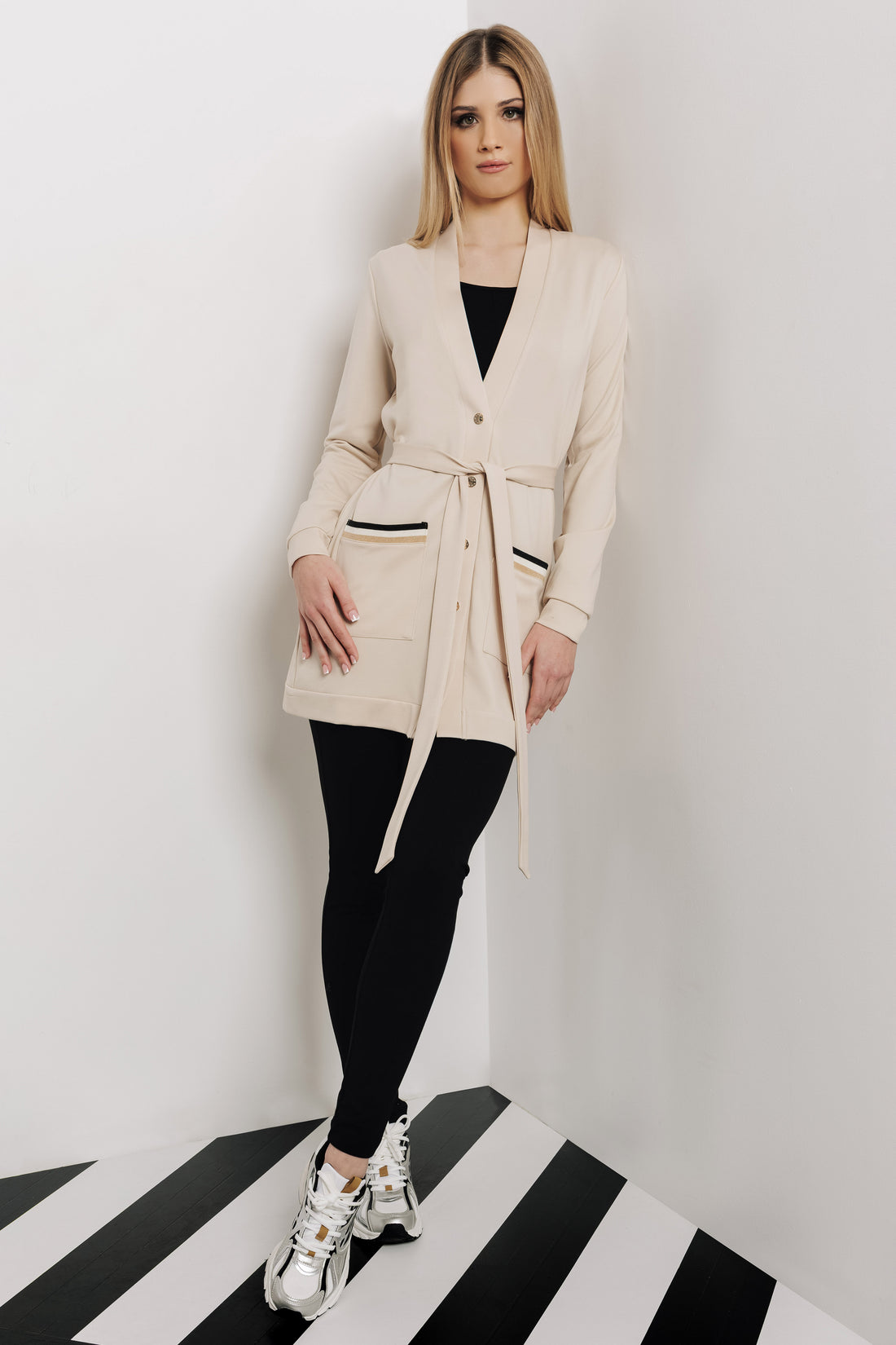 Maribel kardigán bézs