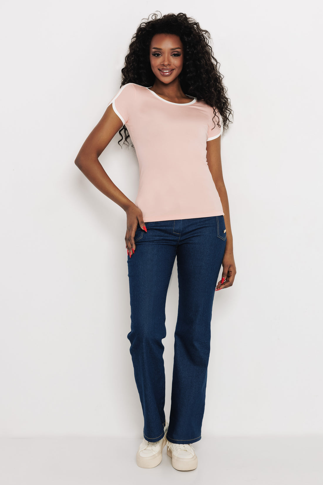 Sany felső barack/ekrü