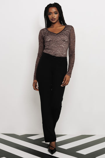 Terni nadrág fekete