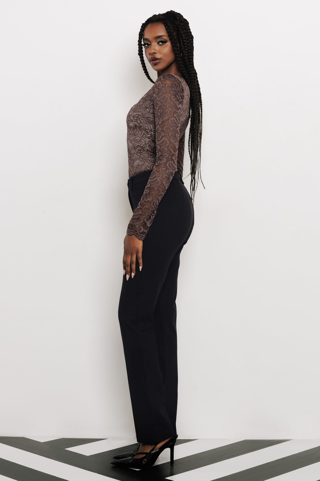 Terni nadrág fekete