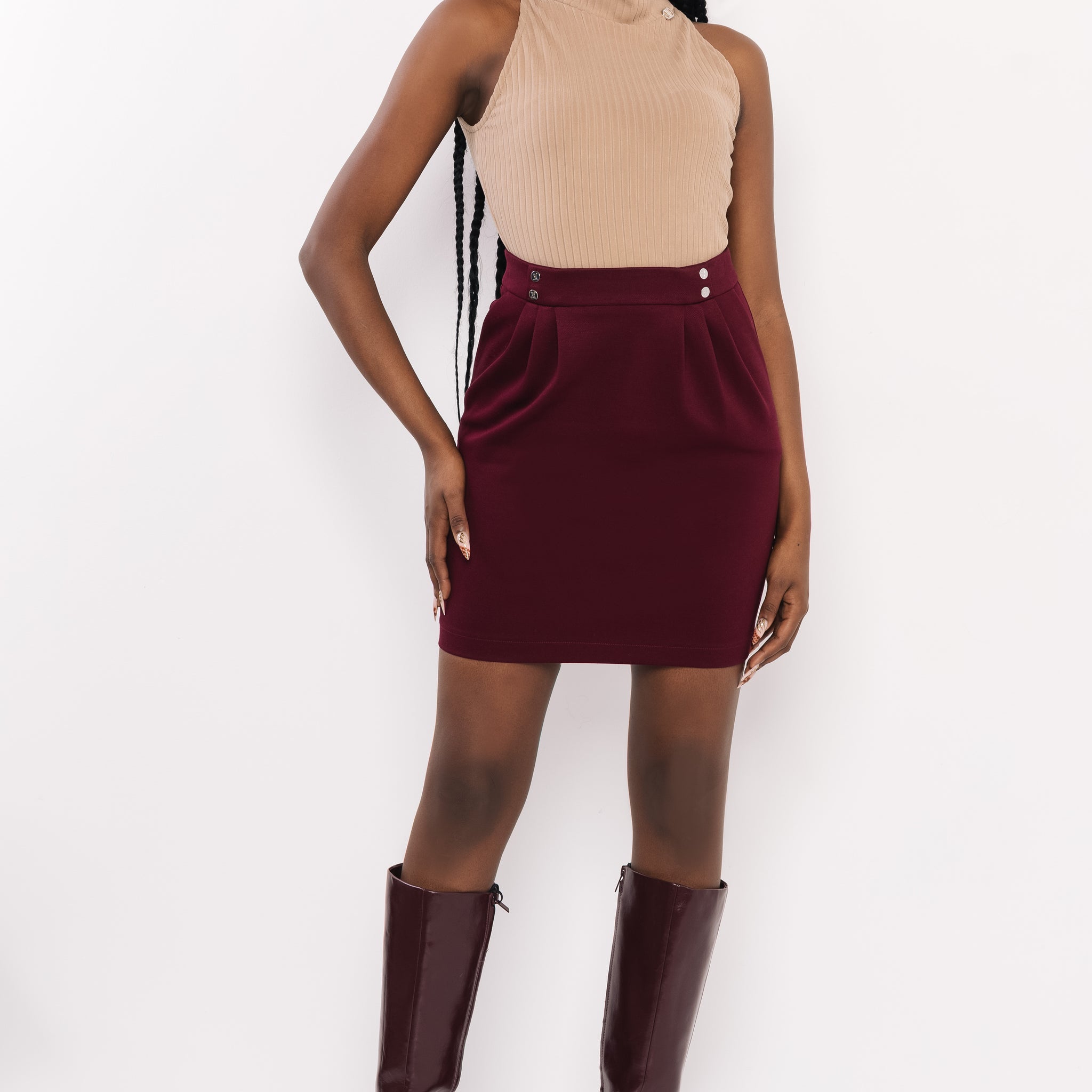 Toronto szoknya bordó