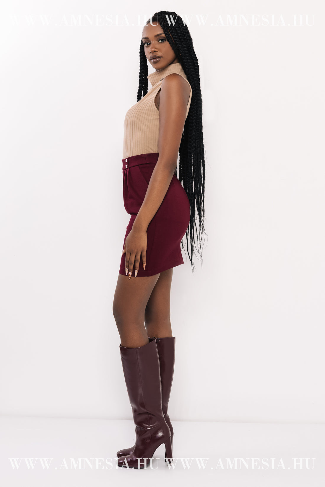 Toronto szoknya -  bordó SOR