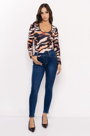 Farmer leggings farmerkék