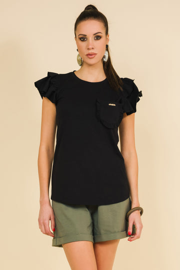 Temi felső - fekete