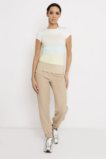 Abla felső ekrü/vaj/alma/sárga/homok