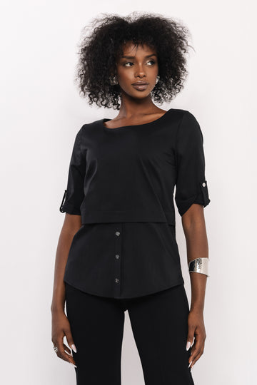 Banola felső fekete