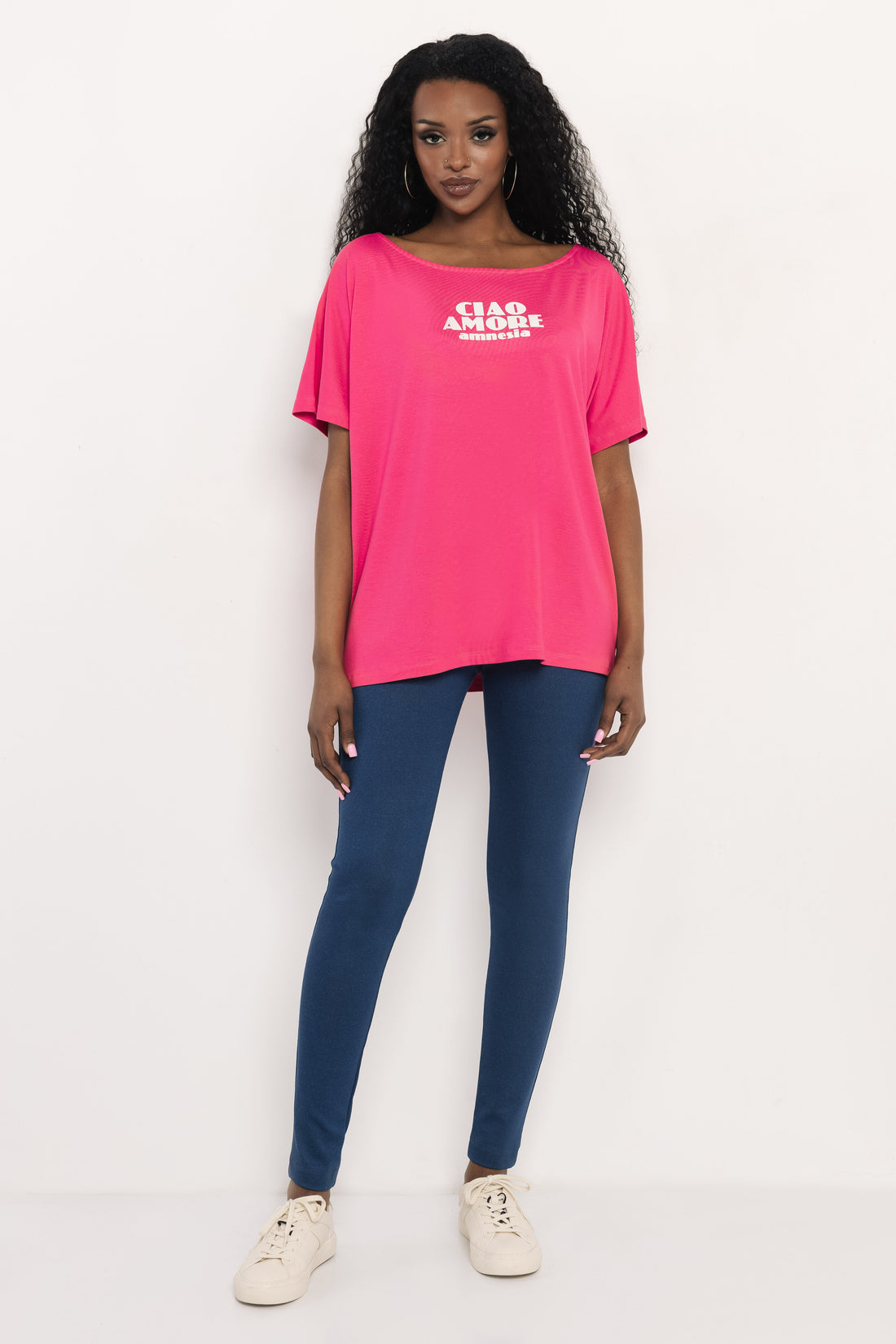 Lasin felső neon pink