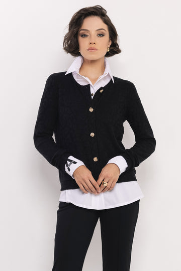 Luca kardigán fekete