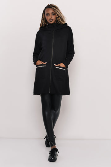 Tula kardigán fekete