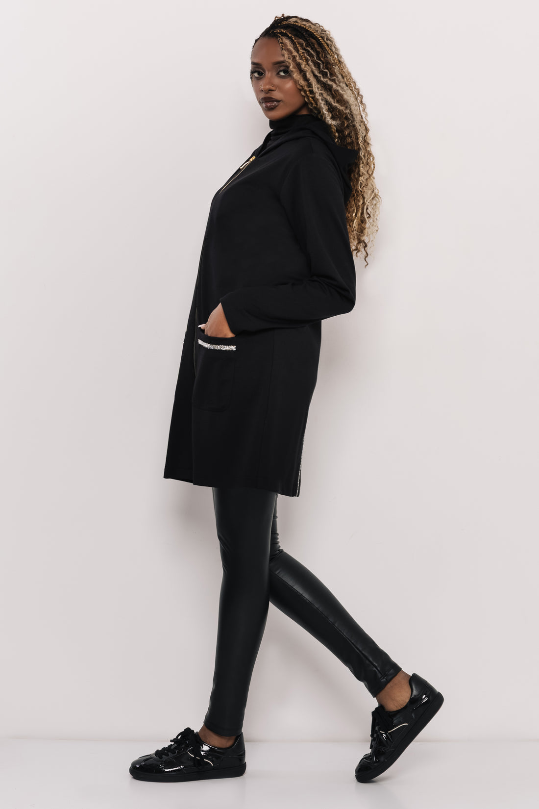 Tula kardigán fekete