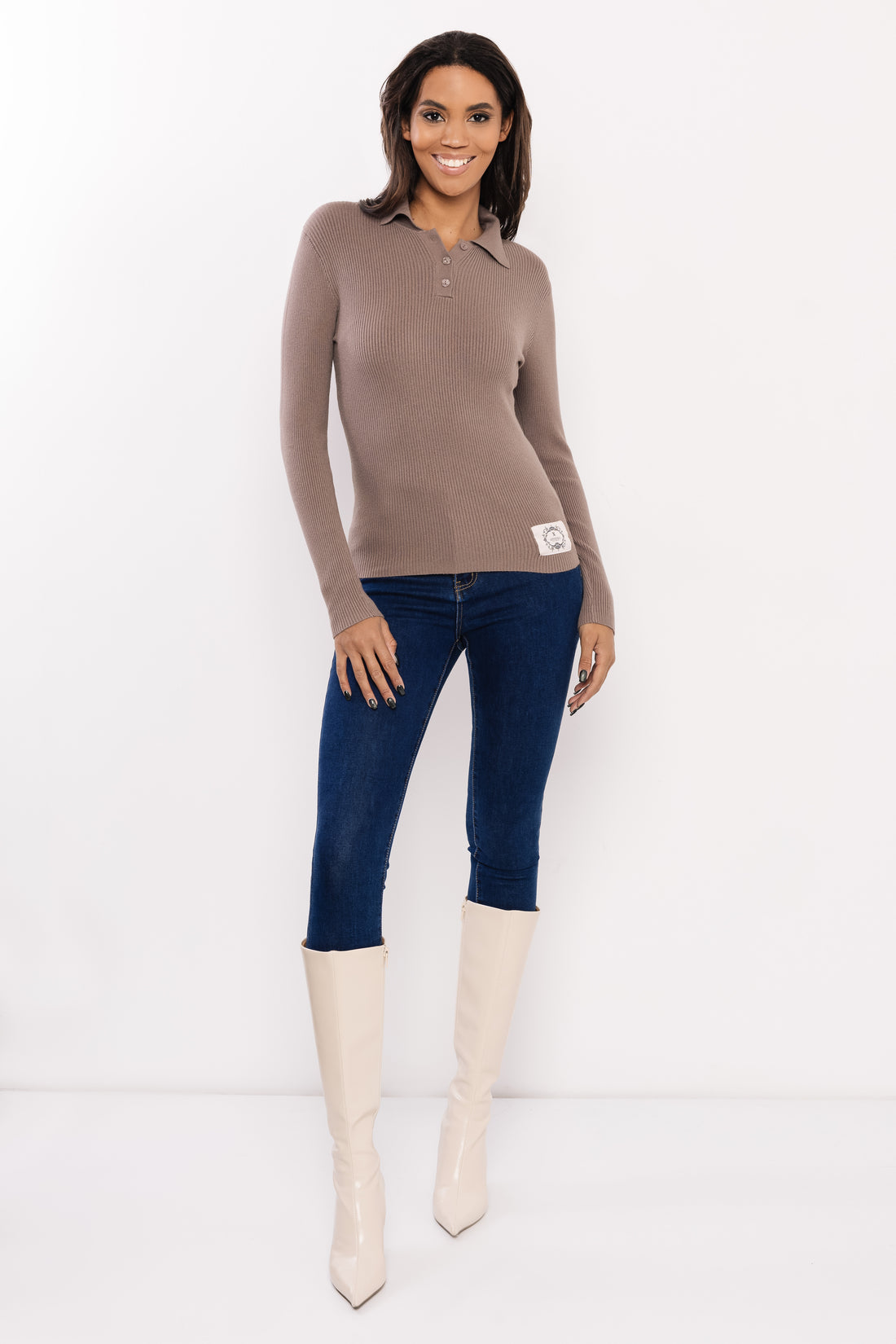 Galléros gombos pulcsi fangó