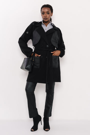 Bawo kabát - fekete