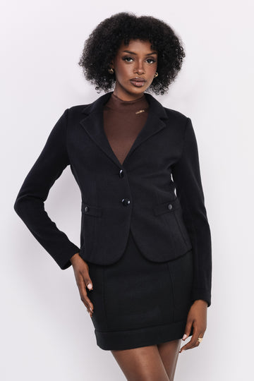 Egla kötött zakó fekete