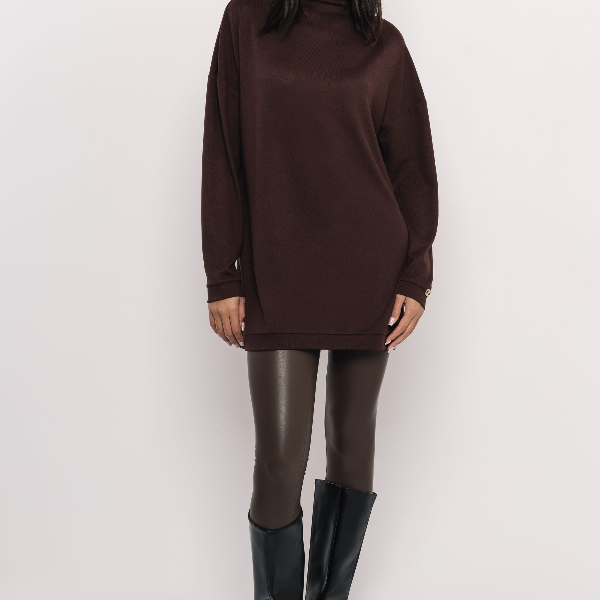 Akali tunika csokoládé