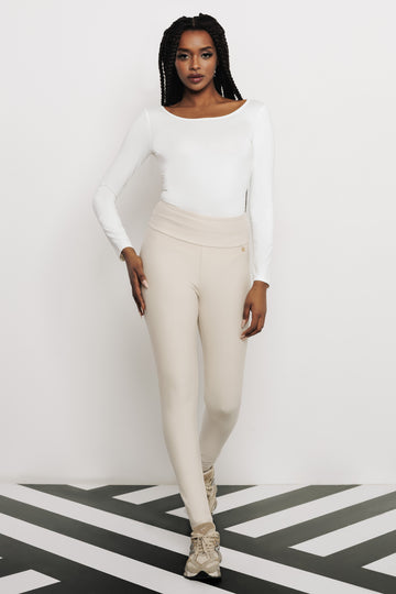 Gariga nadrág bézs