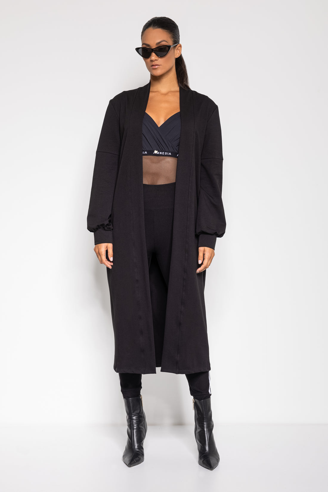 Bodrum kardigán fekete one-0