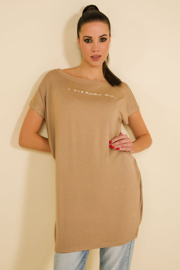 Illény tunika - mogyoró