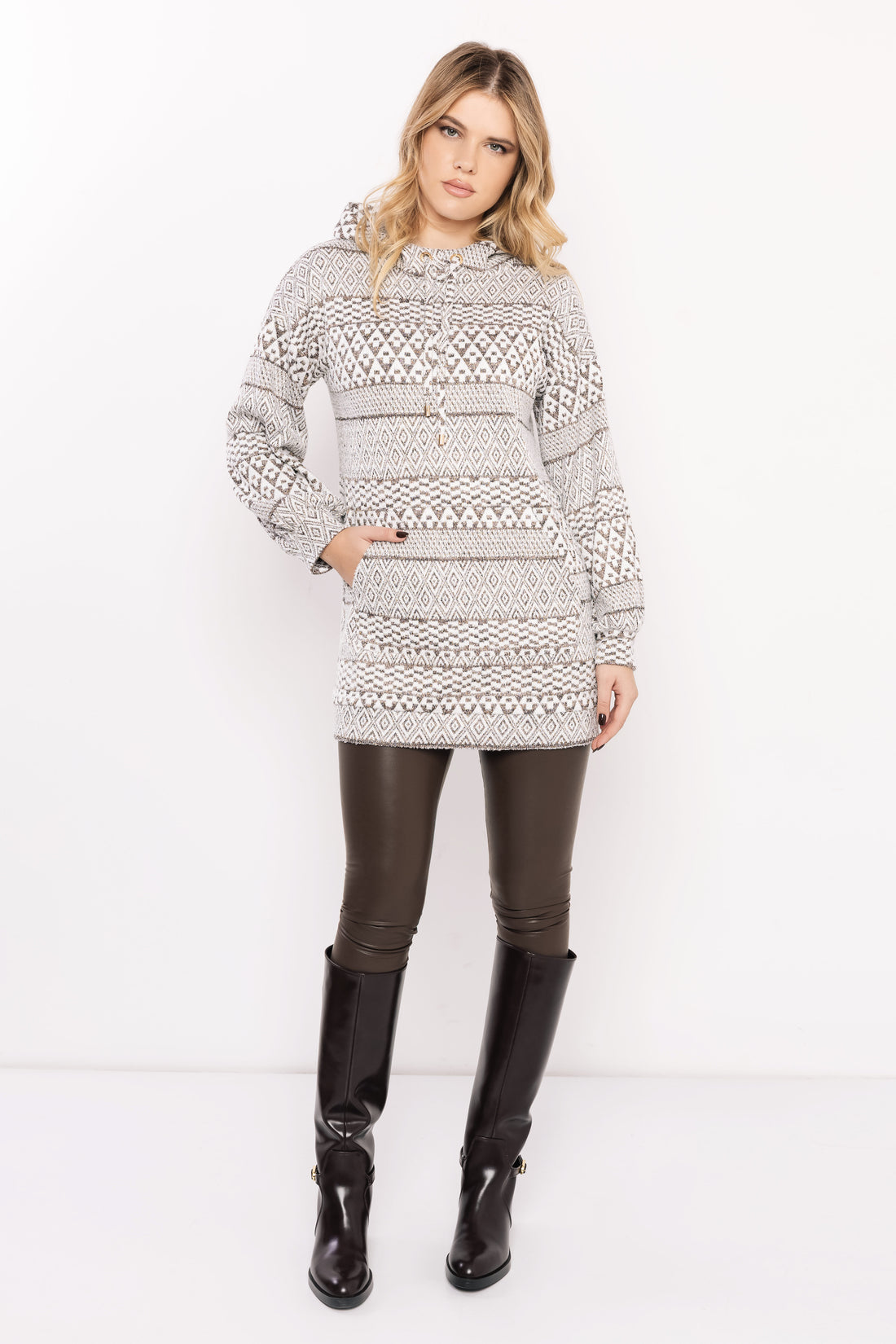 Ravenna tunika mintás