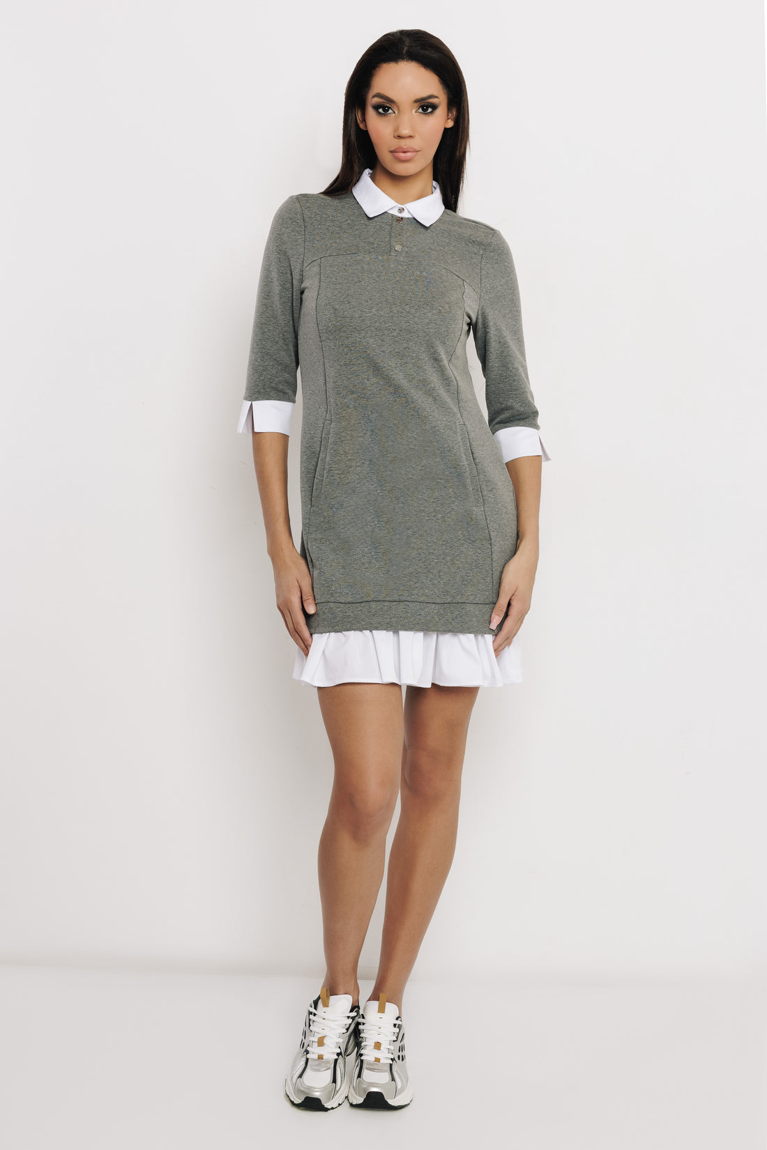 Vezin tunika szürke/ekrü