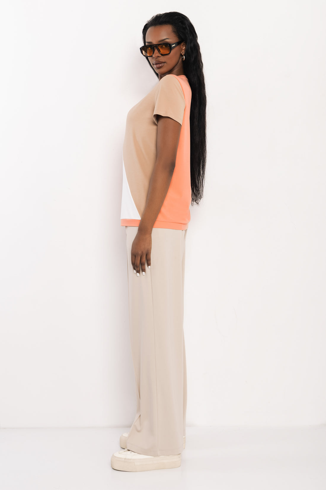 Kolo felső narancs/ekrü/bézs