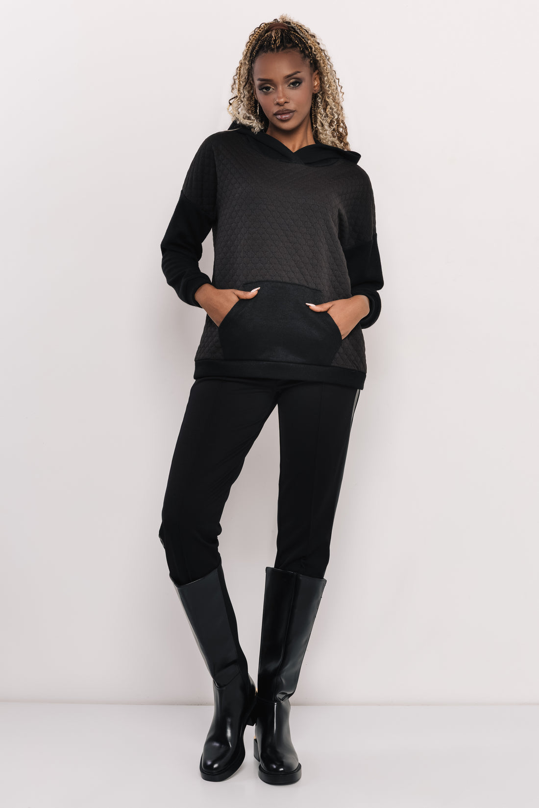 Oven pulóver fekete