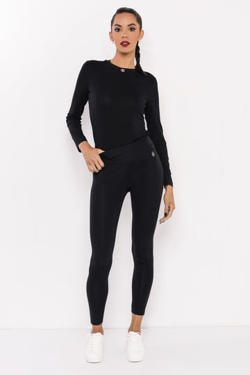 Vica viszkóz leggings fekete