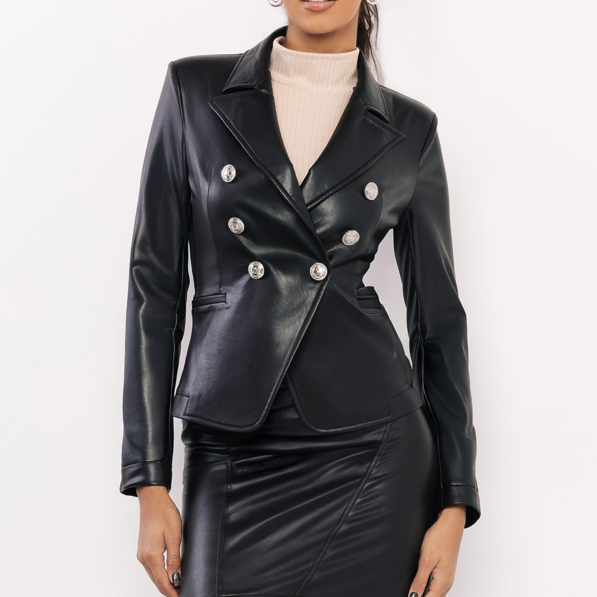 Ambrózia zakó fekete