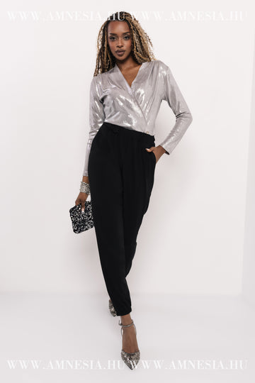 Ziona overál - ezüst/fekete