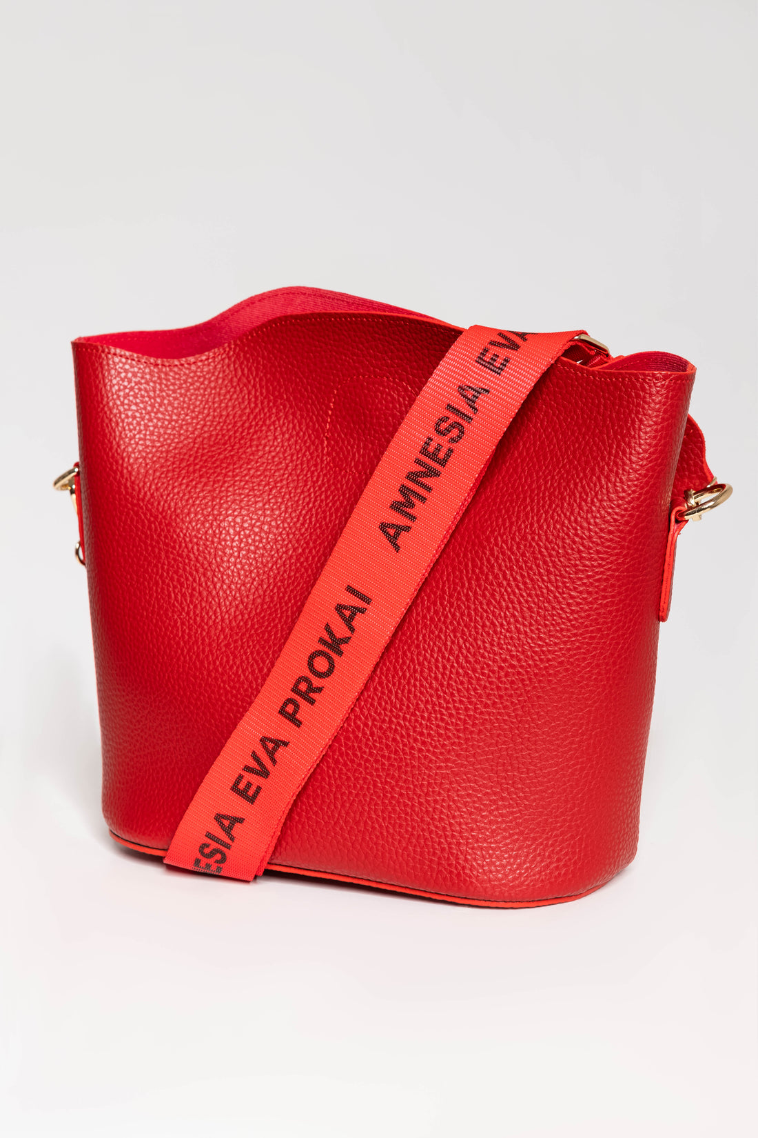 Elöl két zsebes táska piros one-0