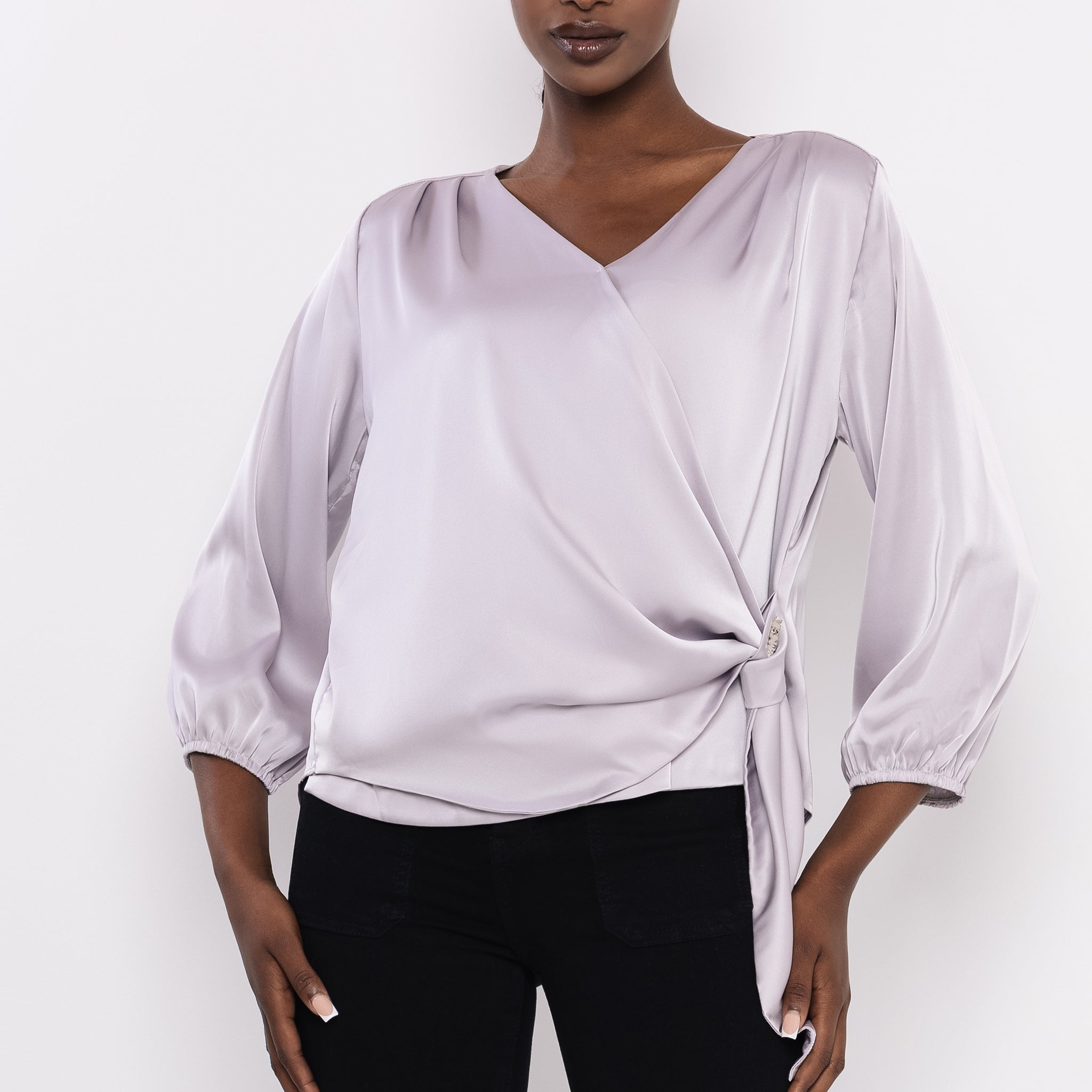 Flatch blúz szürke