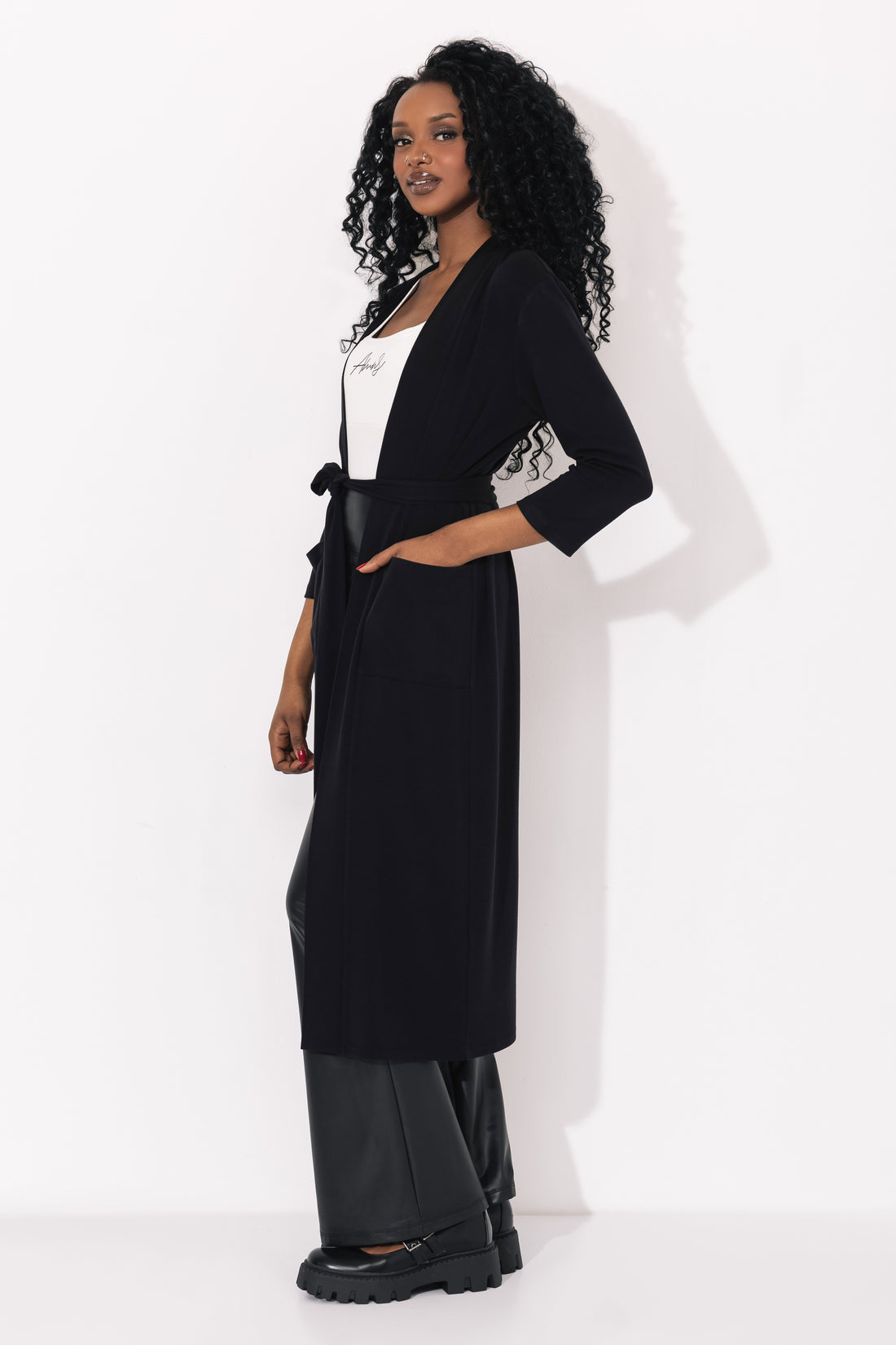 Biel kardigán fekete one-0