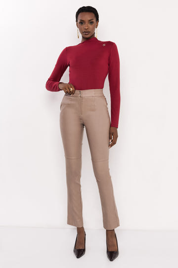 Tibol nadrág rózsabarna