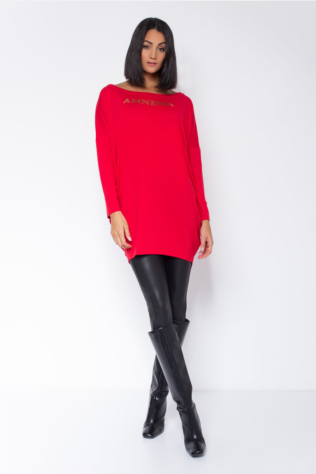 Bony felső piros one-0