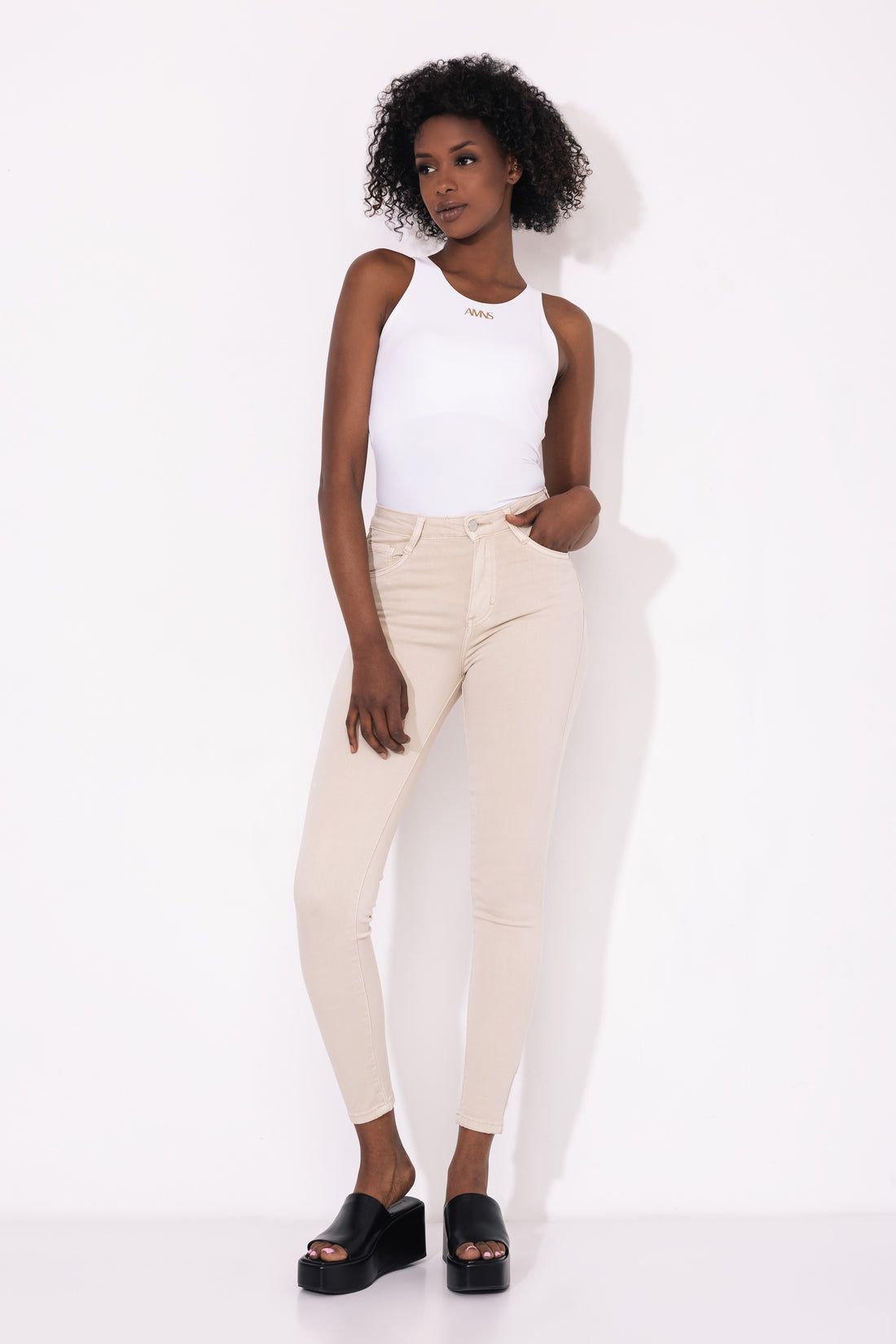 Difem top ekrü one-0