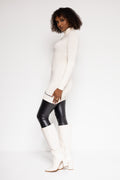 Kötött tunika - ekrü-2