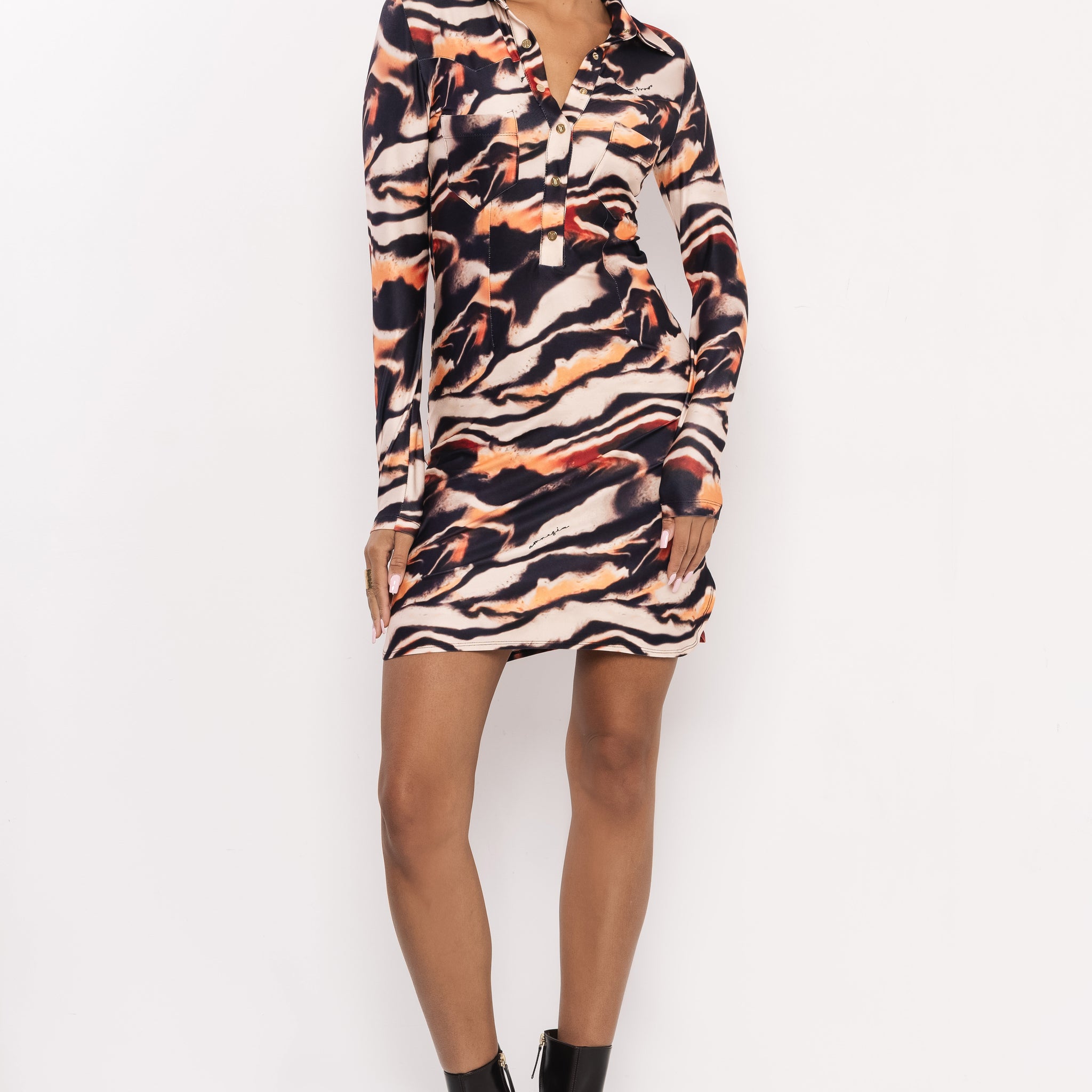 Cavalli tunika márvány mintás