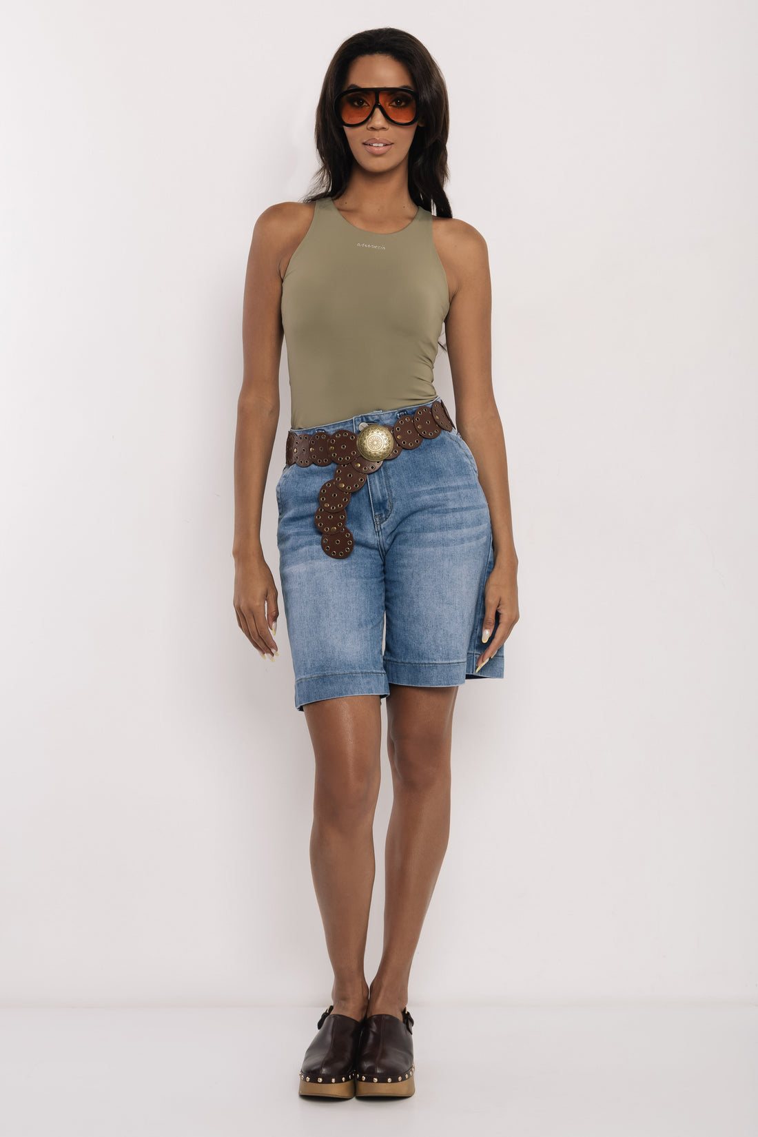 Difem top khaki