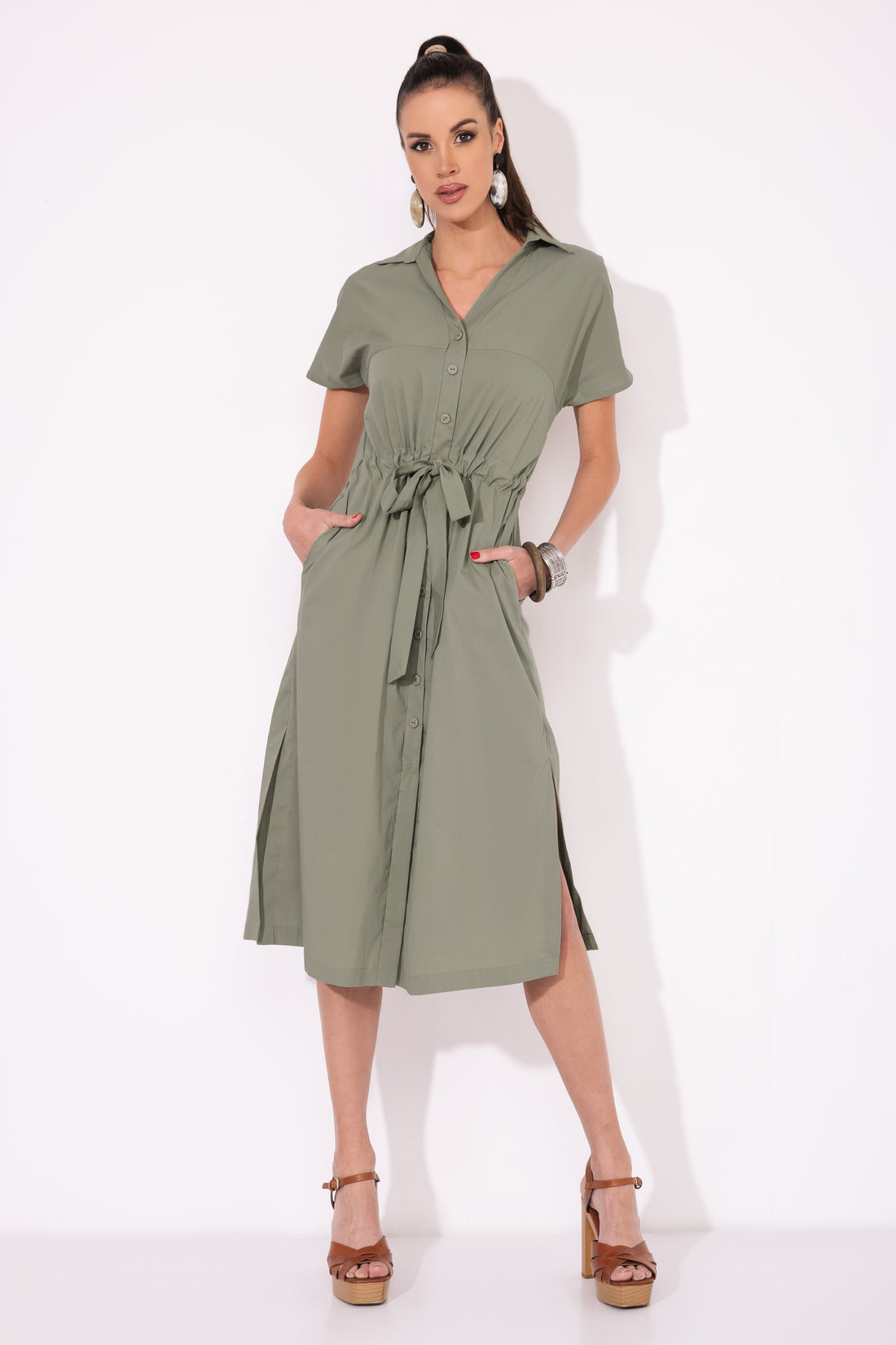 Tabdi ruha khaki zöld-0