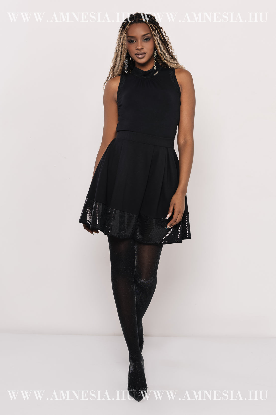 Kenza felső - fekete