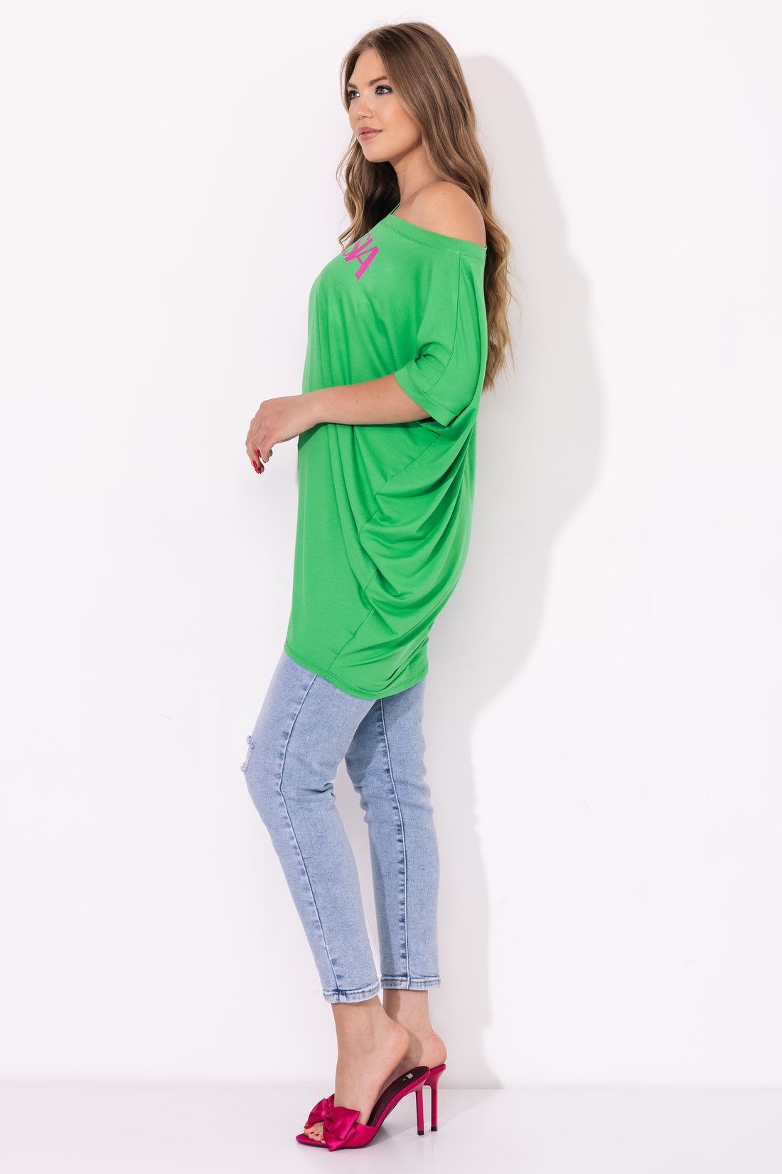 Bony felső világos brazil zöld one-0