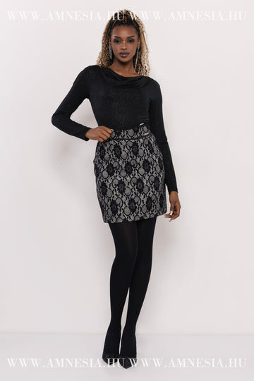 Fuxia szoknya - fekete