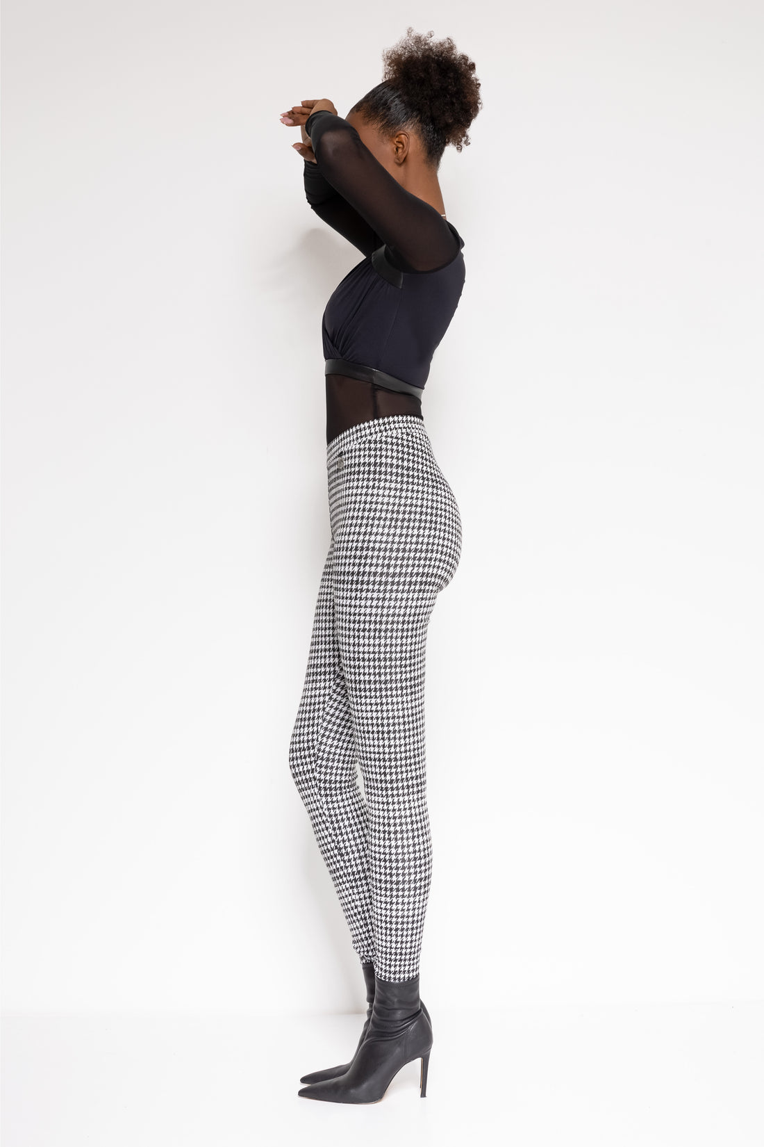 Trudi leggings tyúklábmintás színes one-0