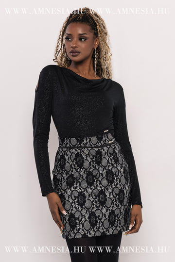 Bernina felső - fekete