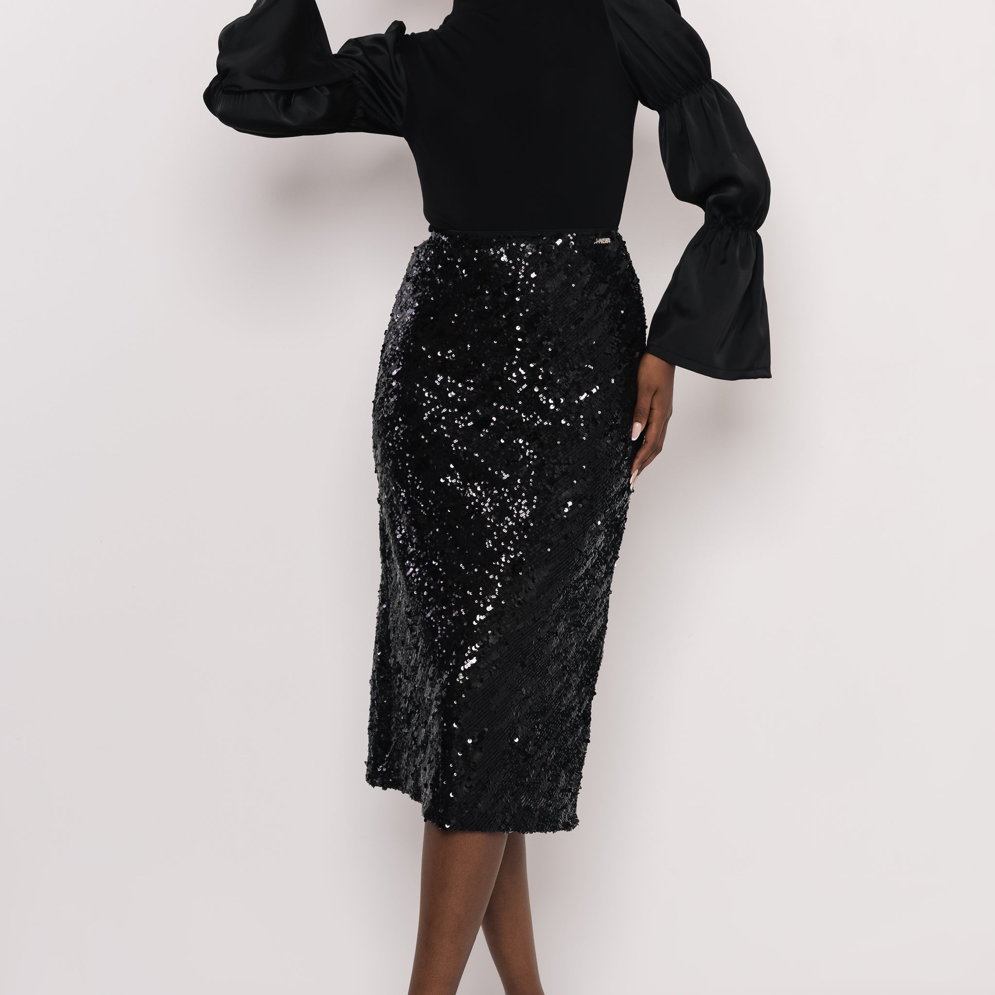 Tomos szoknya fekete