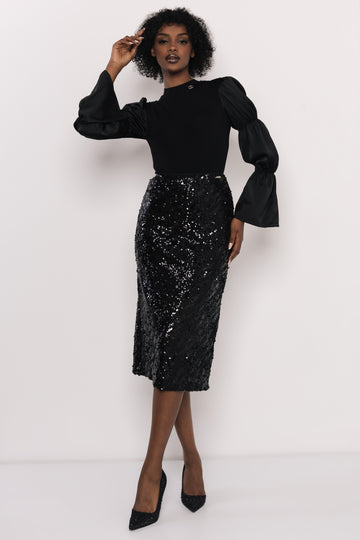 Tomos szoknya fekete