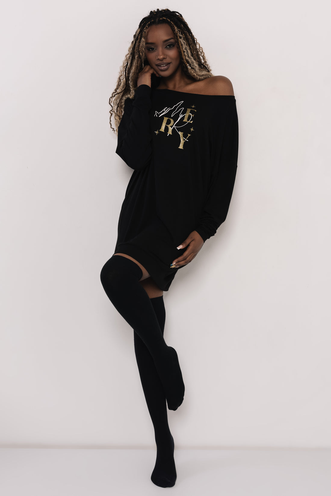 AJÁNDÉK karácsonyi nyomott Doby tunika