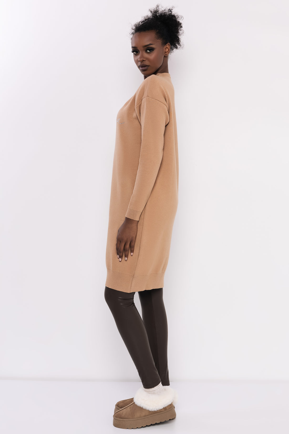 Goldi köves tunika camel